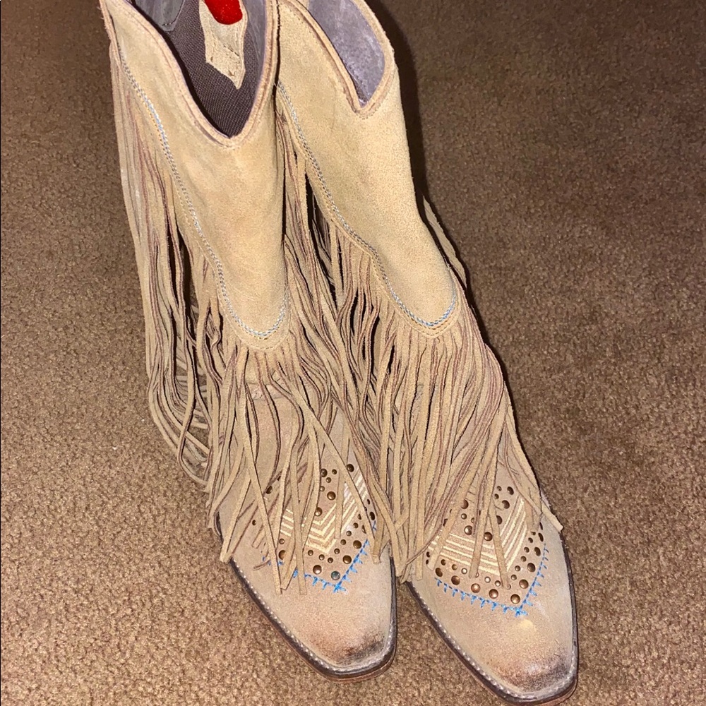 ROPER FRINGE COWBOY BOOTS 💗